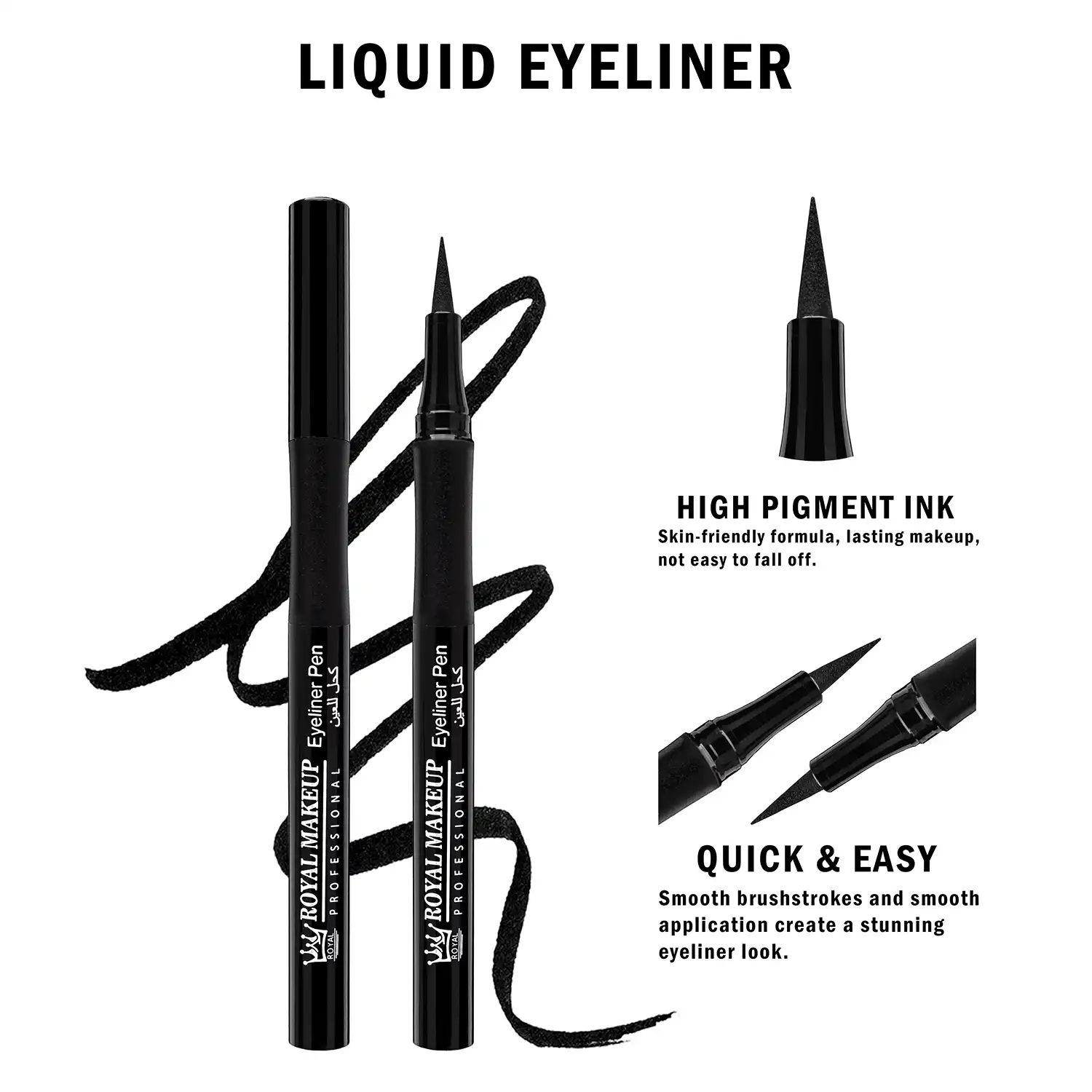 Royal Makeup - Liquid Eyeliner