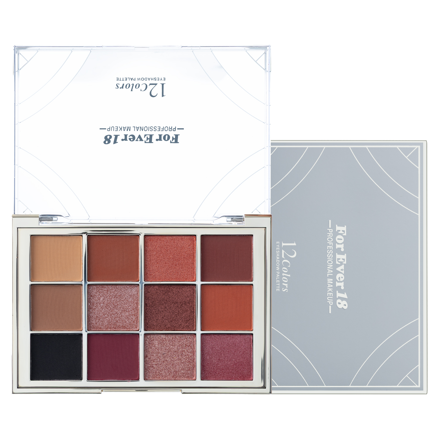 Forever18 Eyeshadow Palette 12Colors-KES