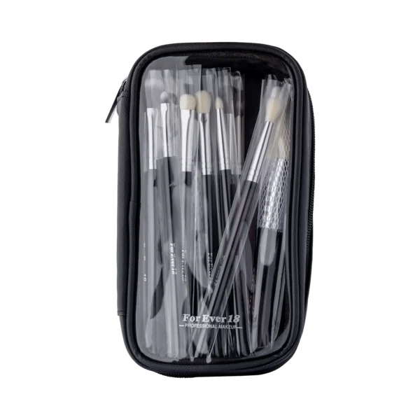 BRUSH SET Brown BOX bag 2 BRUSH SET Brown BOX-FE088